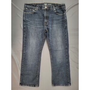 Signature by Levi Strauss‎ Gold Label Mens Bootcut Jeans Dark Wash Blue Size 40